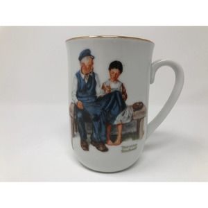 Norman Rockwell Museum Mug Lighthouse Keepers Daughter 1982 Collectible